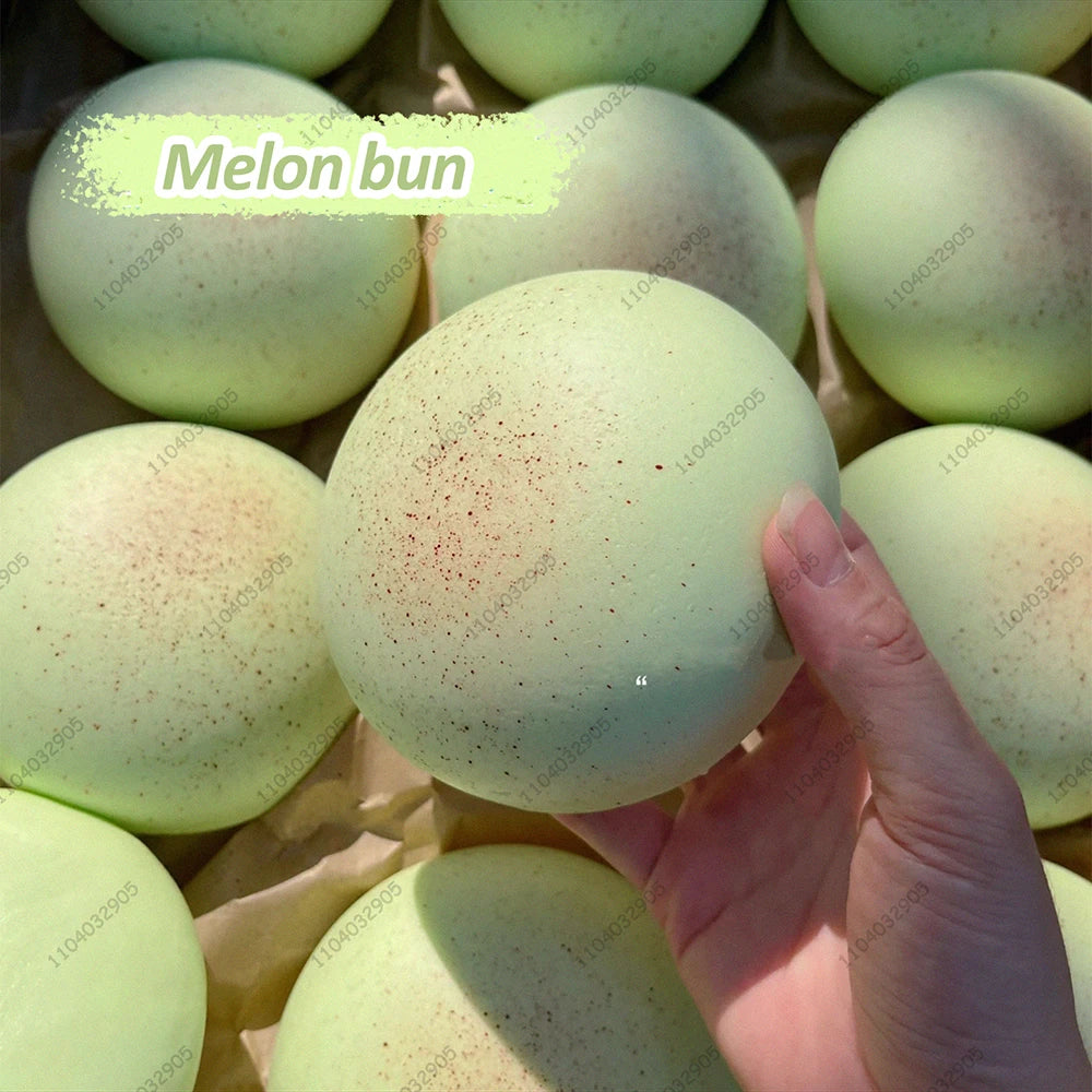 Strawberry Bun Squishy — Slow Rising Bread Squeeze Toy