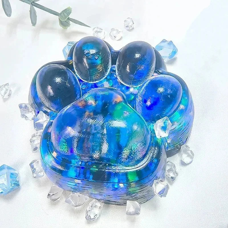 Taba Cat Paw Squishy — Sticky Squeeze Fidget Toy